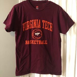 Virginia Tech Basketball T Shirt Size Medium